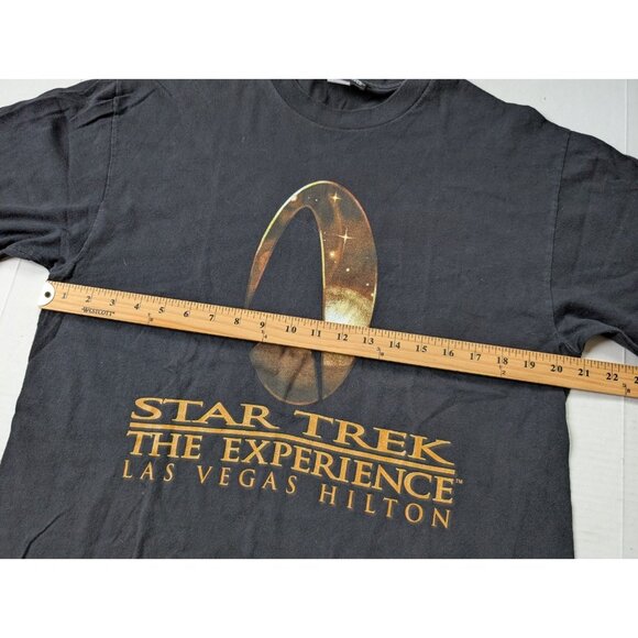 Vintage Star Trek The Experience Shirt Mens Large Black Las Vegas Hilton 1998 - Picture 5 of 8